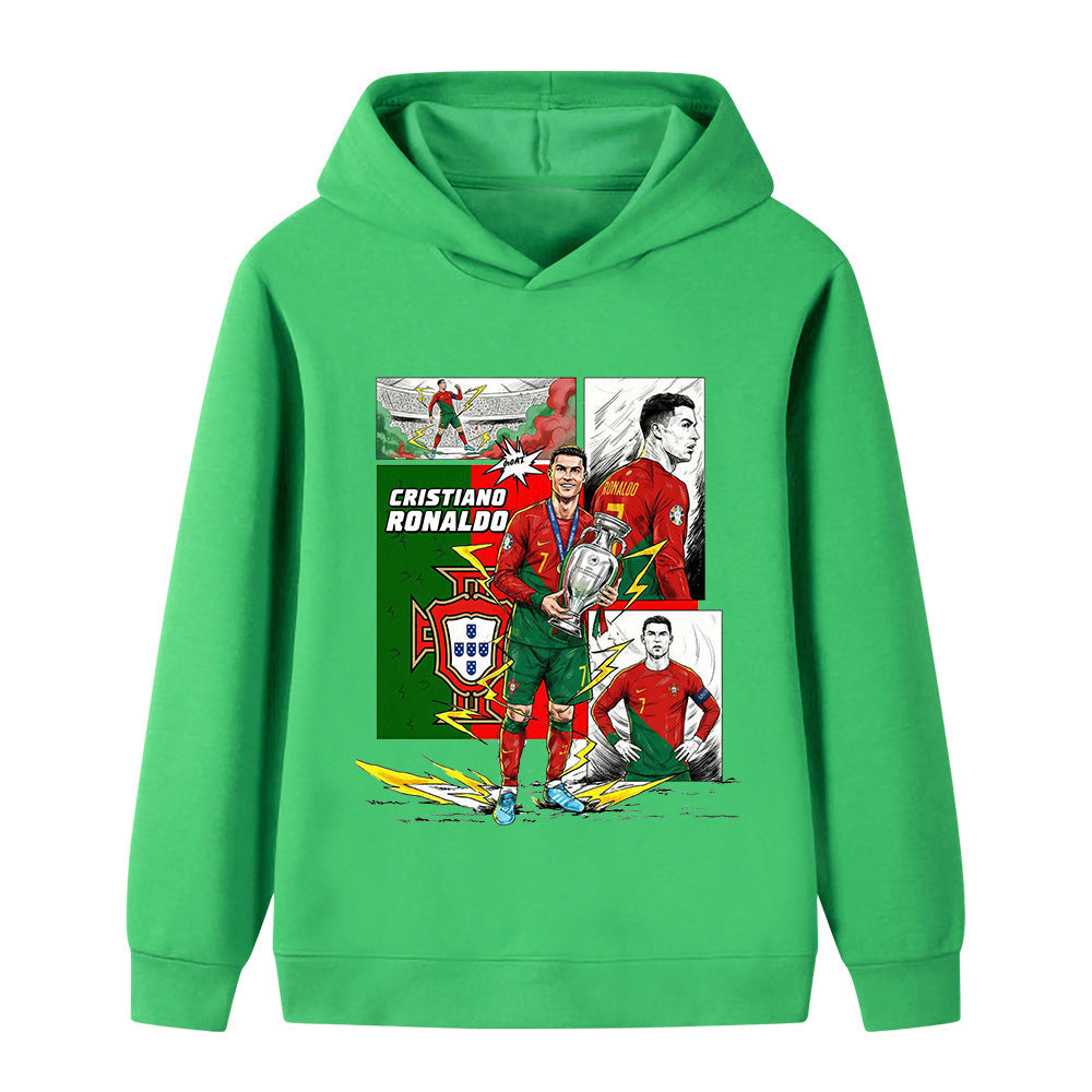 Cristiano Ronaldo Kids Football Hoodie - Portugal - Sporty