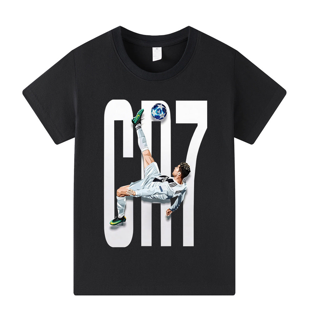 Ronaldo Kids Football T-Shirt - Lightweight
