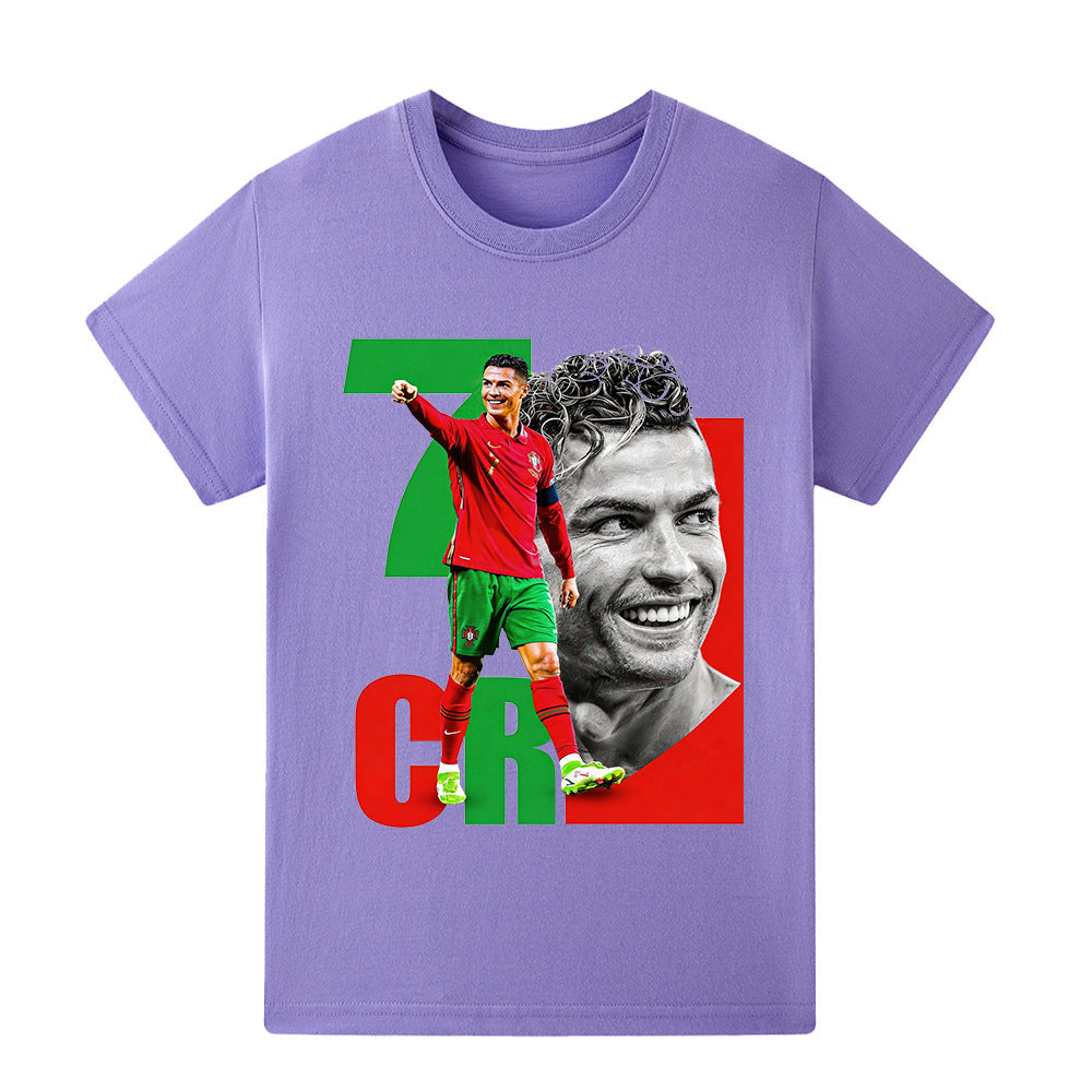 Cristiano Ronaldo Kids Football T-Shirt - Portugal - Sporty