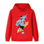 Lionel Messi Kids Football Hoodie - Soft