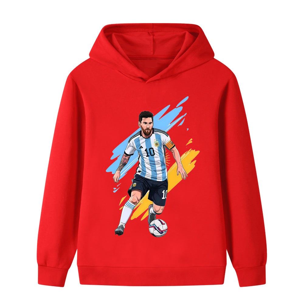 Lionel Messi Kids Football Hoodie - Soft