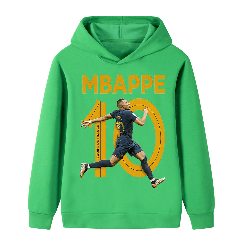 Kylian Mbappé Kids Football Hoodie - Sporty