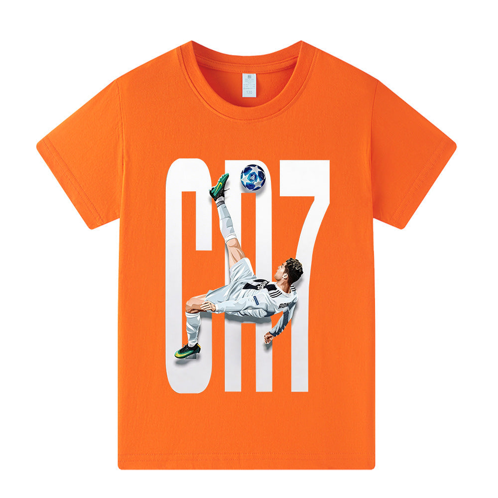 Ronaldo Kids Football T-Shirt - Lightweight