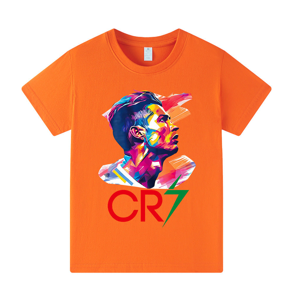 Cristiano Ronaldo Kids Football T-Shirt - Comfy