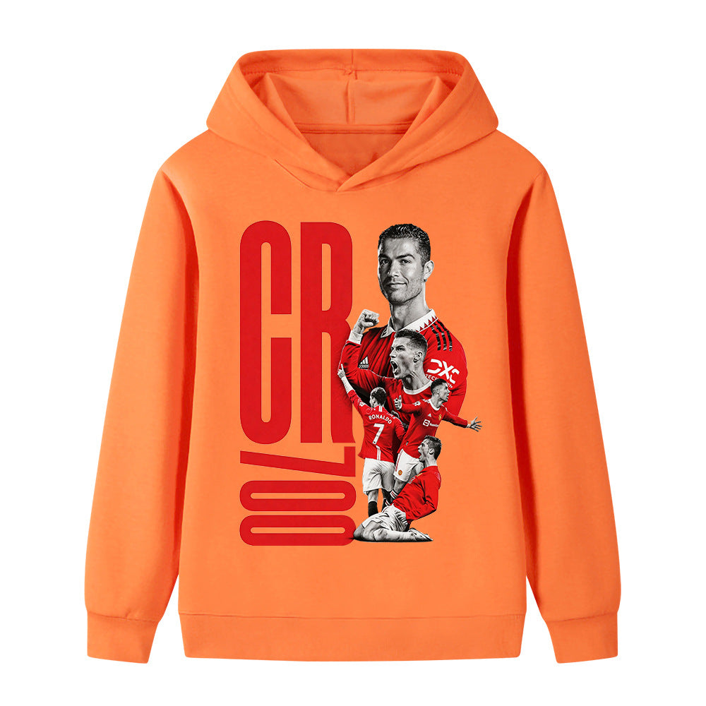 Cristiano Ronaldo Kids Football Hoodie - Manchester United - Sporty