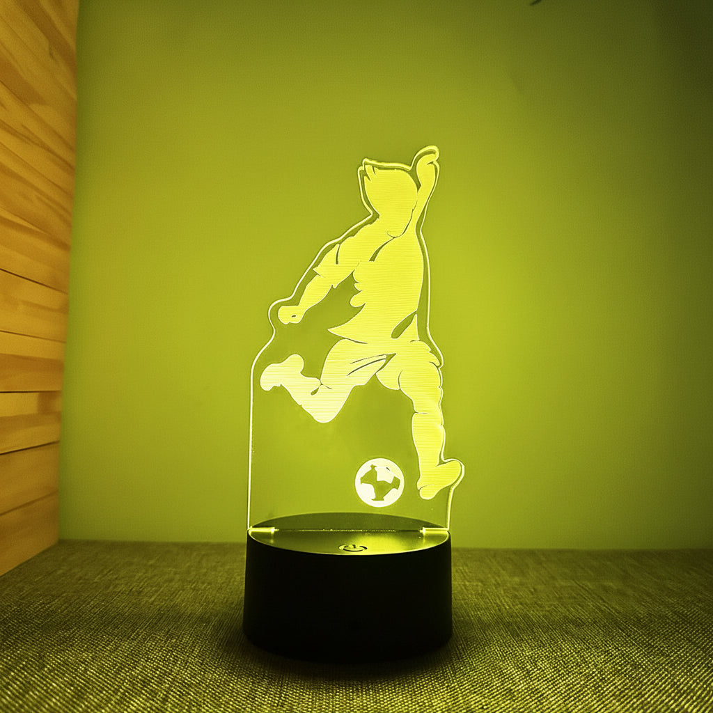 Football 3D Illusion LED Lamp - Night Light - USB