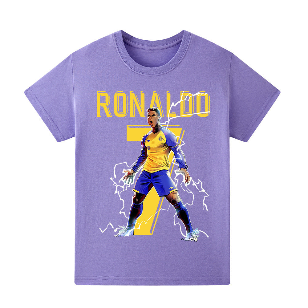 Ronaldo Kids Football T-Shirt - Al Nassr