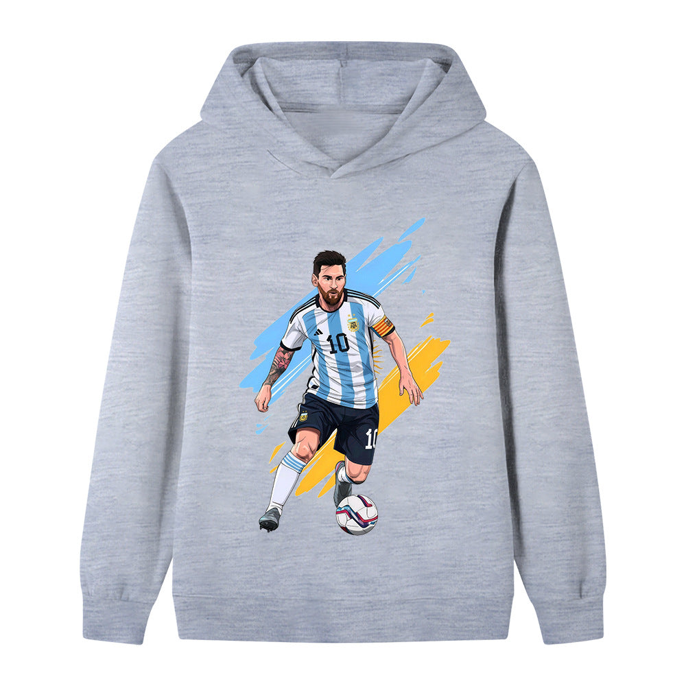 Lionel Messi Kids Football Hoodie - Soft