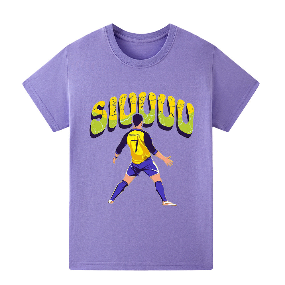 Cristiano Ronaldo Kids Football T-Shirt - Cool Design