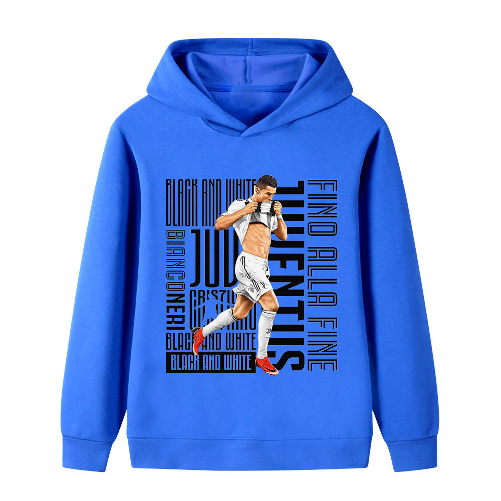 Ronaldo Kids Football Hoodie - Juventus - Soft