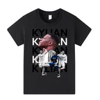 Kylian Mbappé Kids Football T-Shirt - Comfy