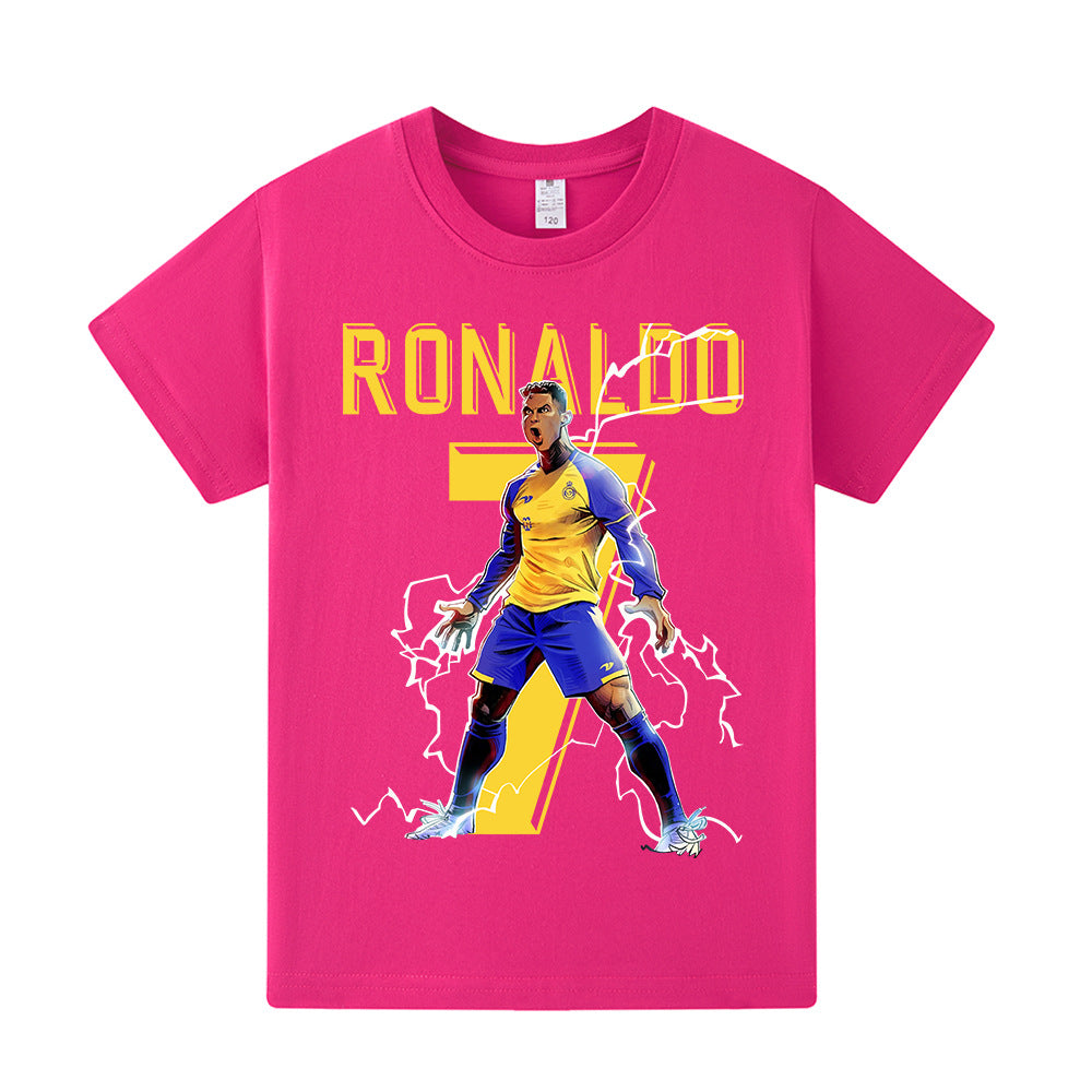 Ronaldo Kids Football T-Shirt - Al Nassr