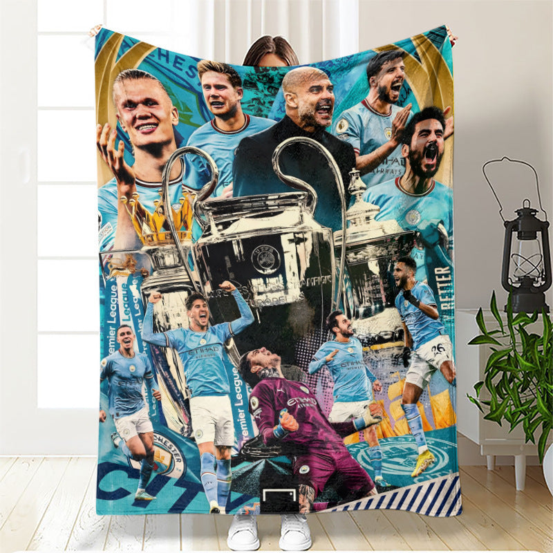 Football Blanket - Manchester City