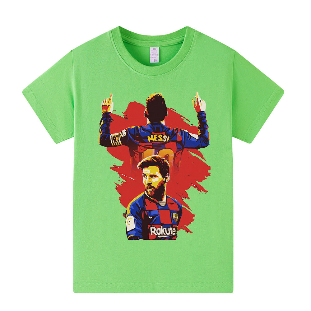 Lionel Messi Kids Football T-Shirt - Barcelona