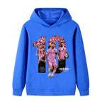Lionel Messi Kids Football Hoodie - Miami