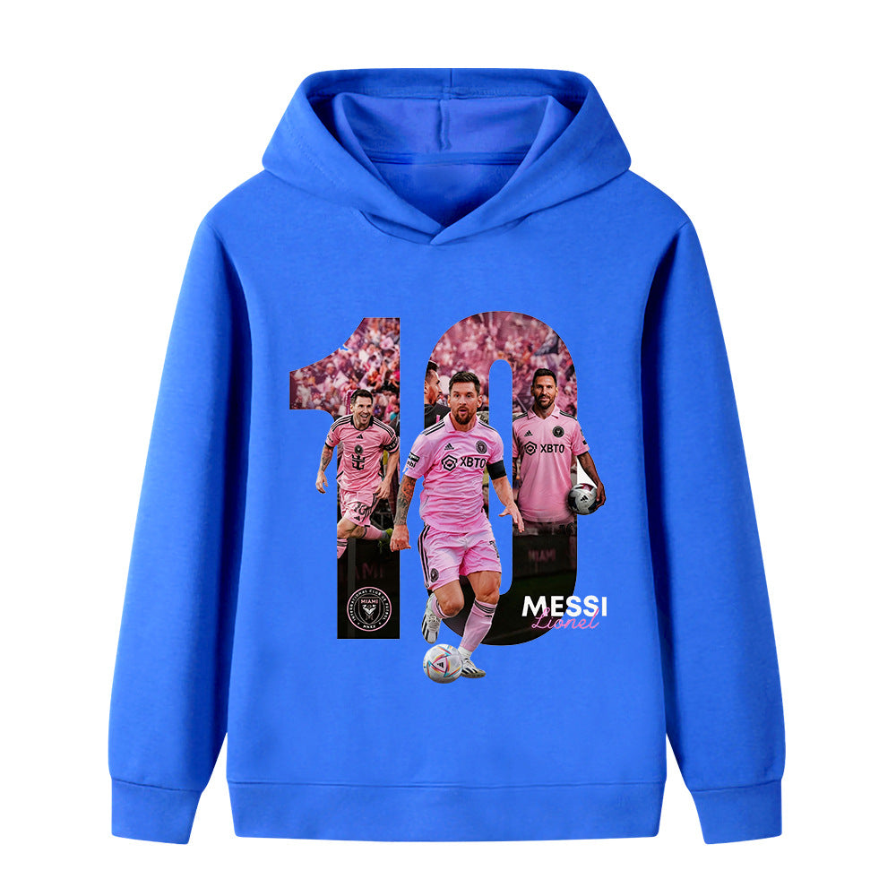 Lionel Messi Kids Football Hoodie - Miami