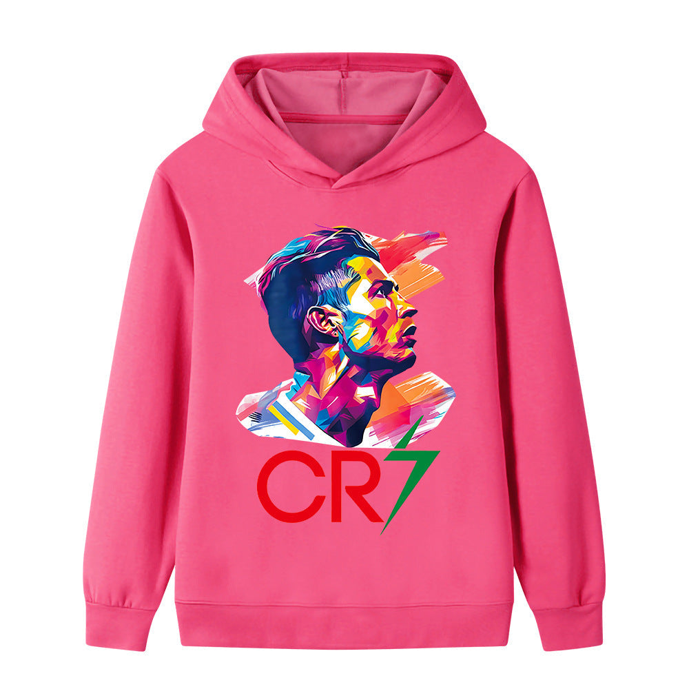 Cristiano Ronaldo Kids Football Hoodie - Soft