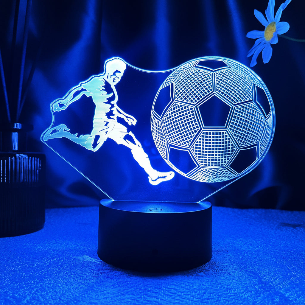 Football 3D Illusion LED Lamp - Night Light - Night Light