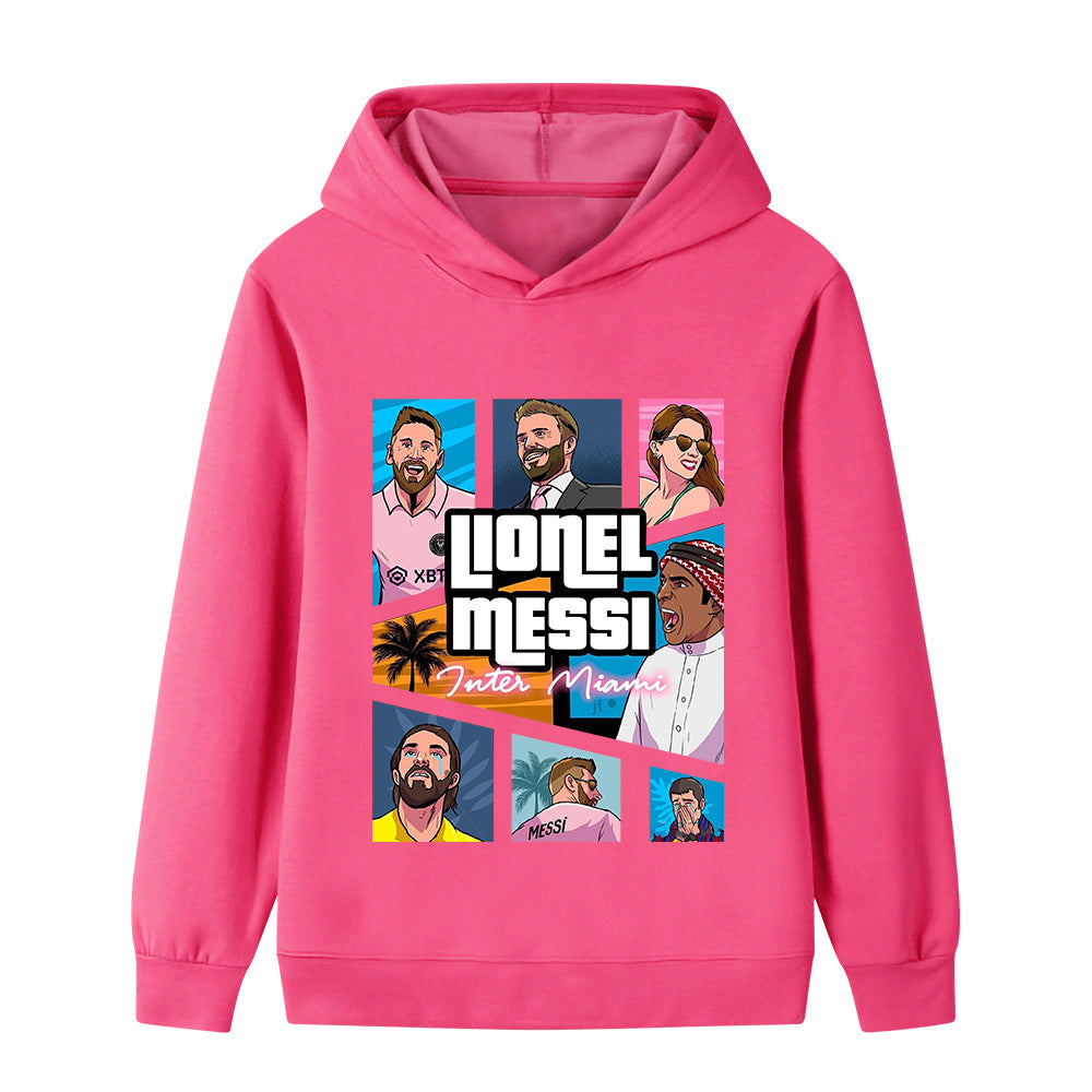 Messi Kids Football Hoodie - Sporty