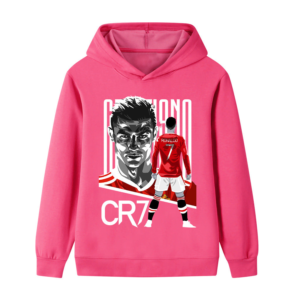 Cristiano Ronaldo Kids Football Hoodie - Manchester United - Soft