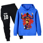 Lionel Messi Kids Football Tracksuit - Barcelona