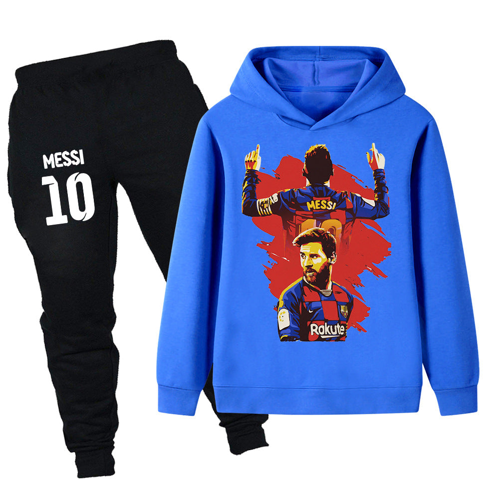 Lionel Messi Kids Football Tracksuit - Barcelona
