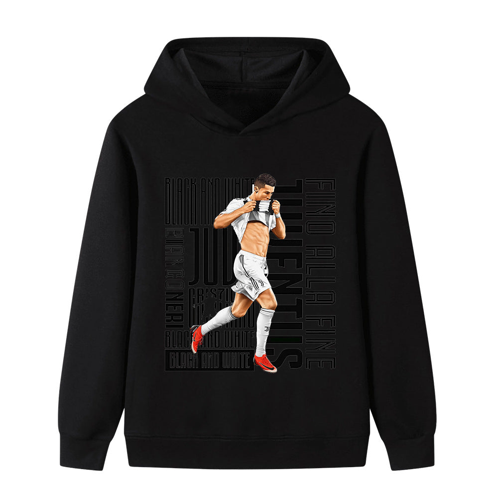 Ronaldo Kids Football Hoodie - Juventus - Soft