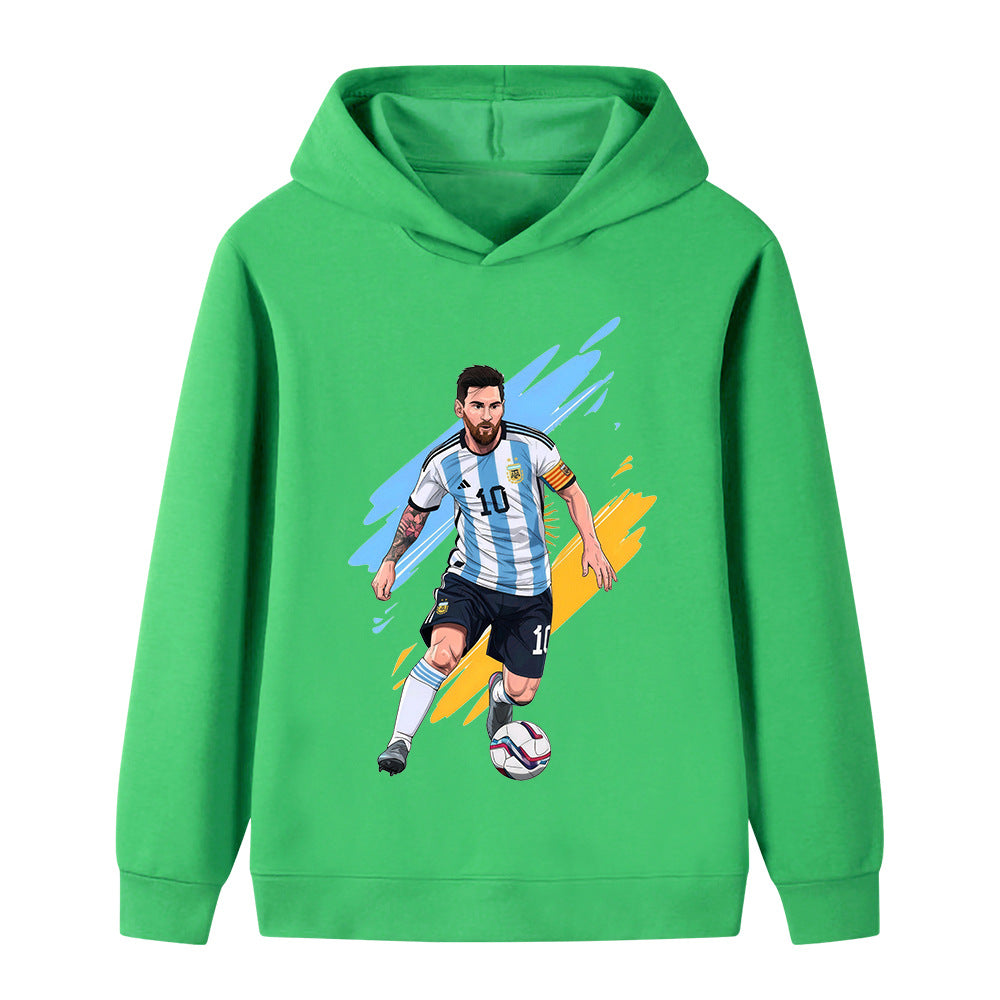 Lionel Messi Kids Football Hoodie - Soft