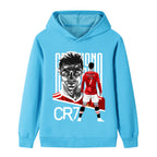 Cristiano Ronaldo Kids Football Hoodie - Manchester United - Soft