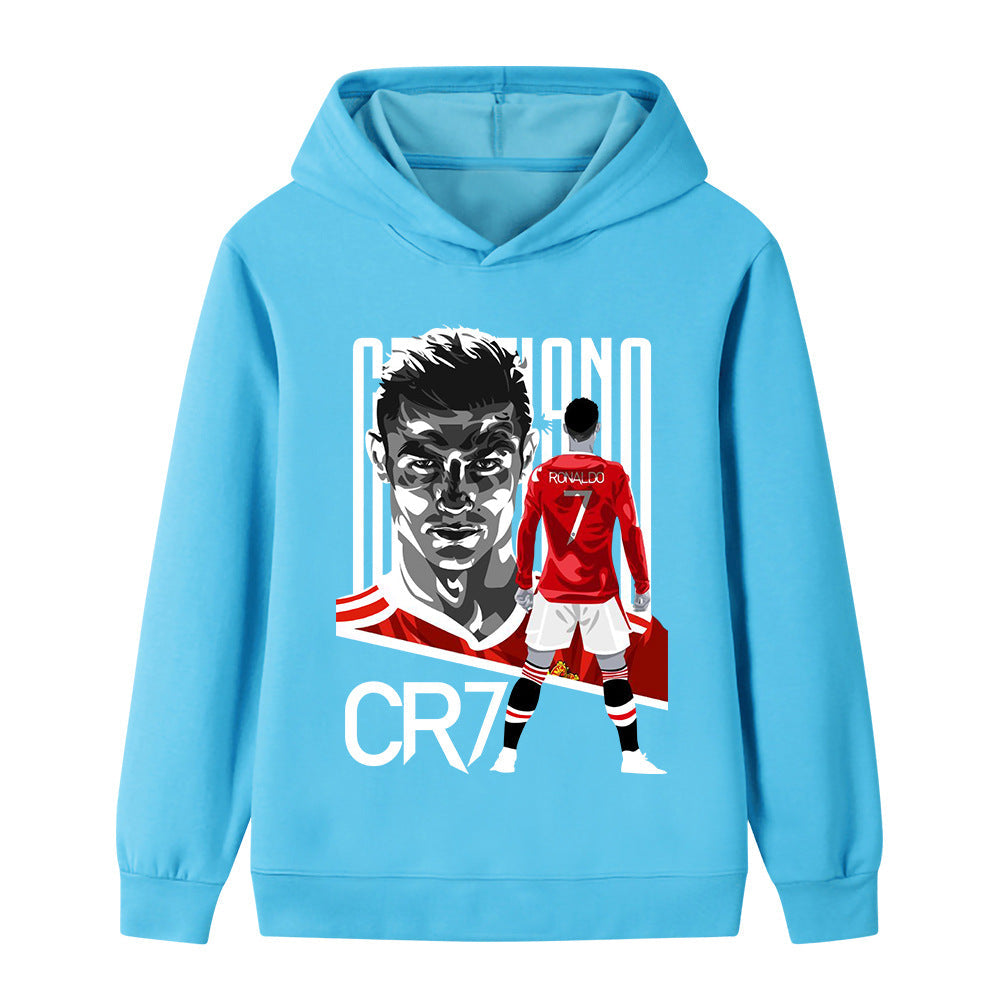 Cristiano Ronaldo Kids Football Hoodie - Manchester United - Soft