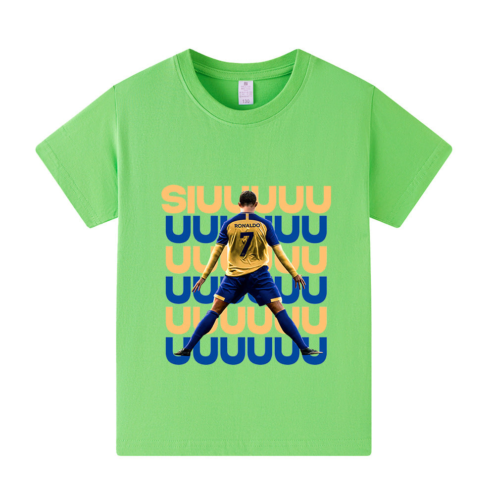 Ronaldo Kids Football T-Shirt - Sporty