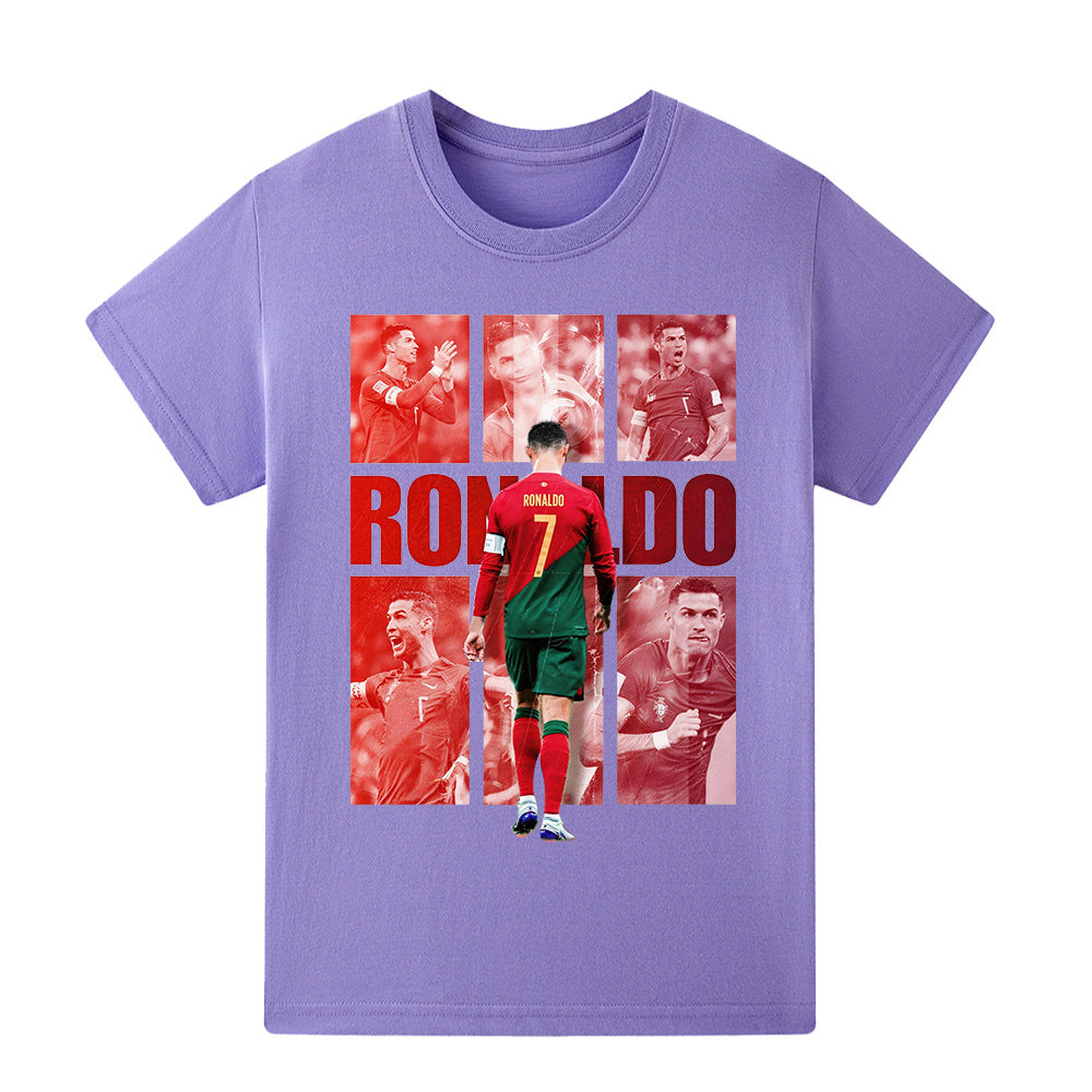 Ronaldo Kids Football T-Shirt - Portugal