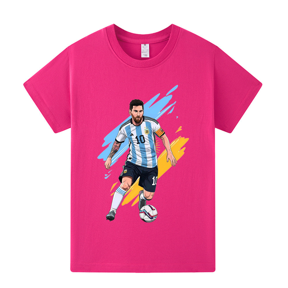 Lionel Messi Kids Football T-Shirt - Sporty