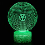Football 3D Illusion LED Lamp - Night Light - Gift