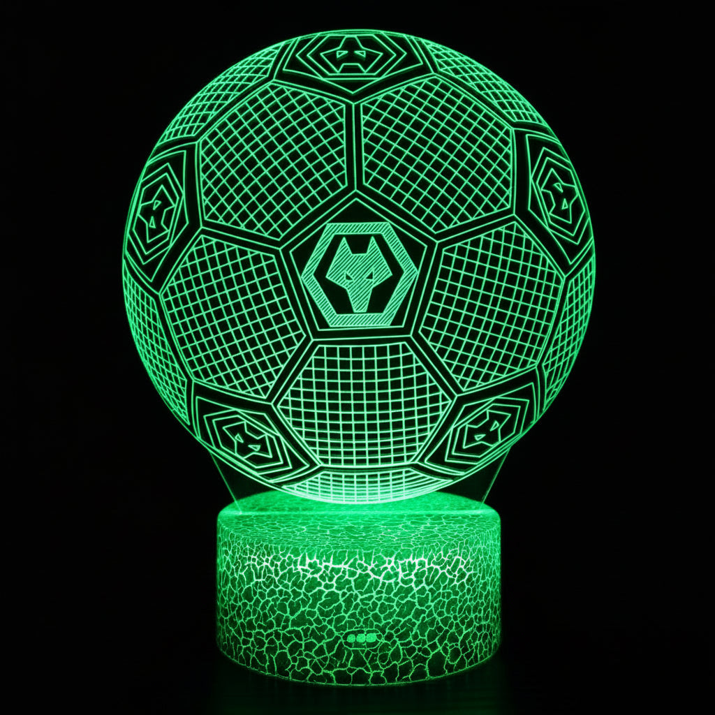 Football 3D Illusion LED Lamp - Night Light - Gift