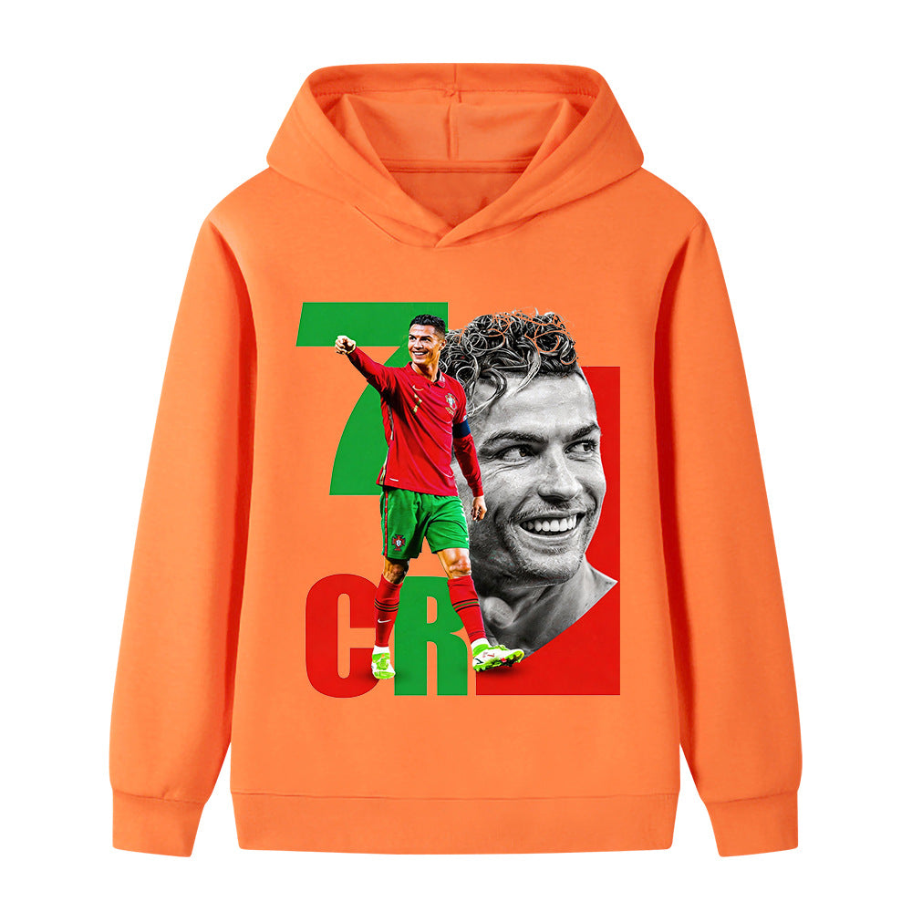 Cristiano Ronaldo Kids Football Hoodie - Portugal - Soft