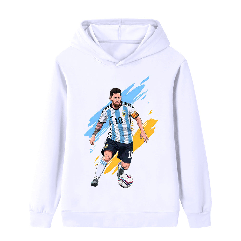 Lionel Messi Kids Football Hoodie - Soft
