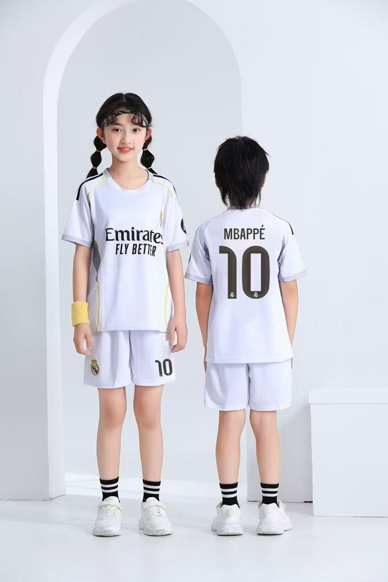 Mbappé Kids Football Kit - Shirt & Shorts