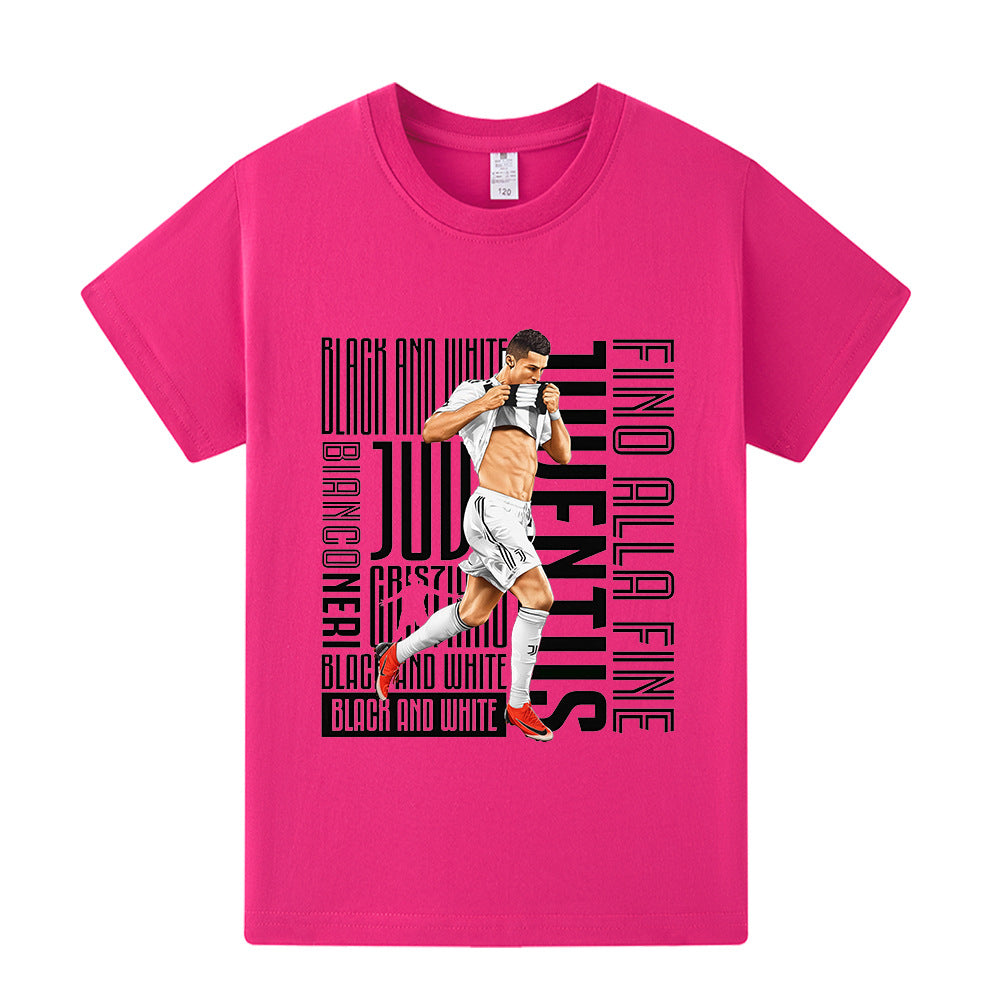 Ronaldo Kids Football T-Shirt - Juventus