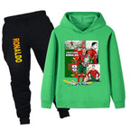 Cristiano Ronaldo Kids Football Tracksuit - Portugal - Soft