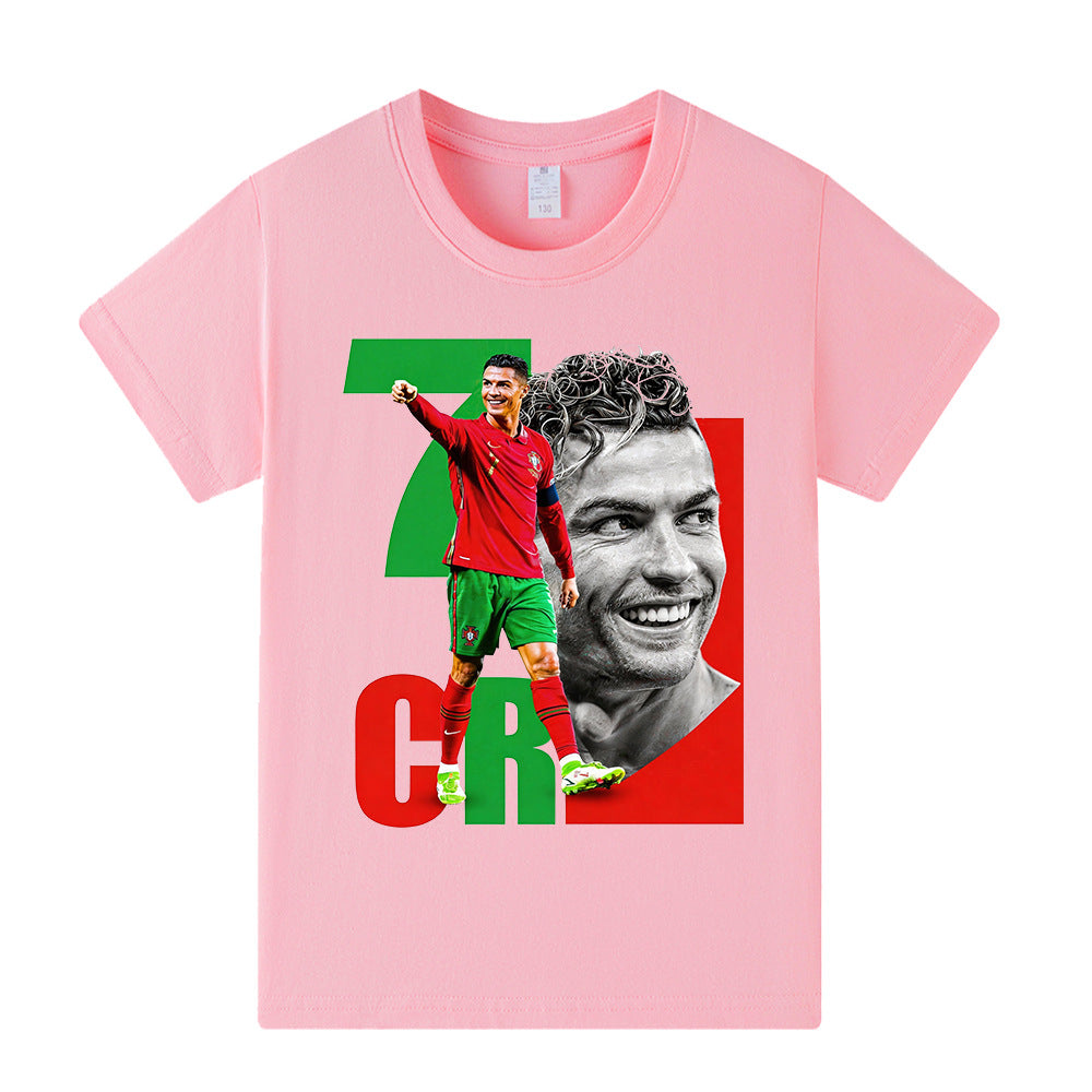 Cristiano Ronaldo Kids Football T-Shirt - Portugal - Sporty