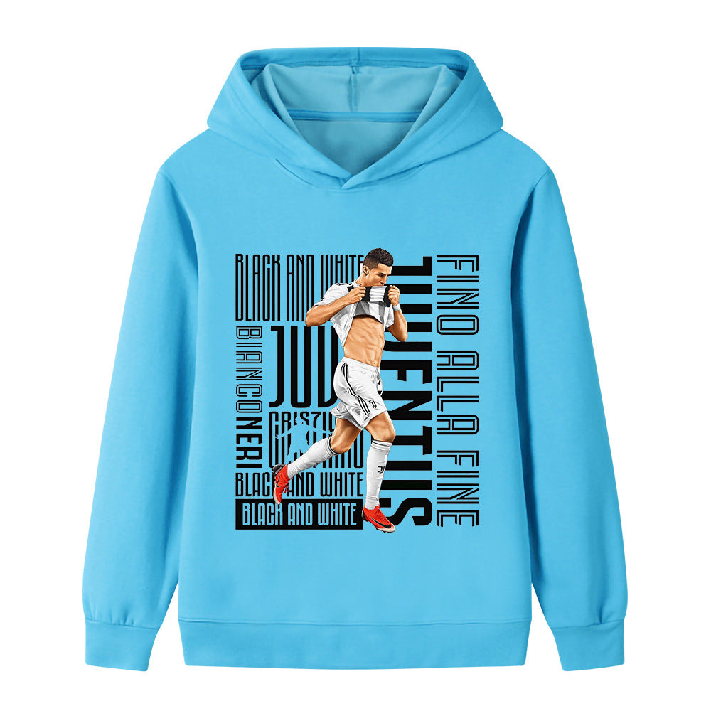 Ronaldo Kids Football Hoodie - Juventus - Soft