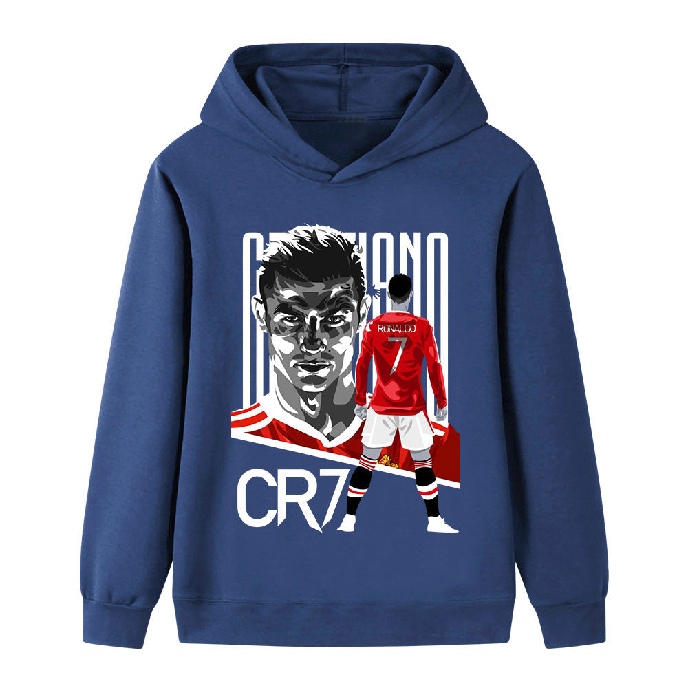 Cristiano Ronaldo Kids Football Hoodie - Manchester United - Soft