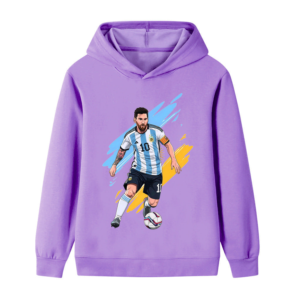 Lionel Messi Kids Football Hoodie - Soft