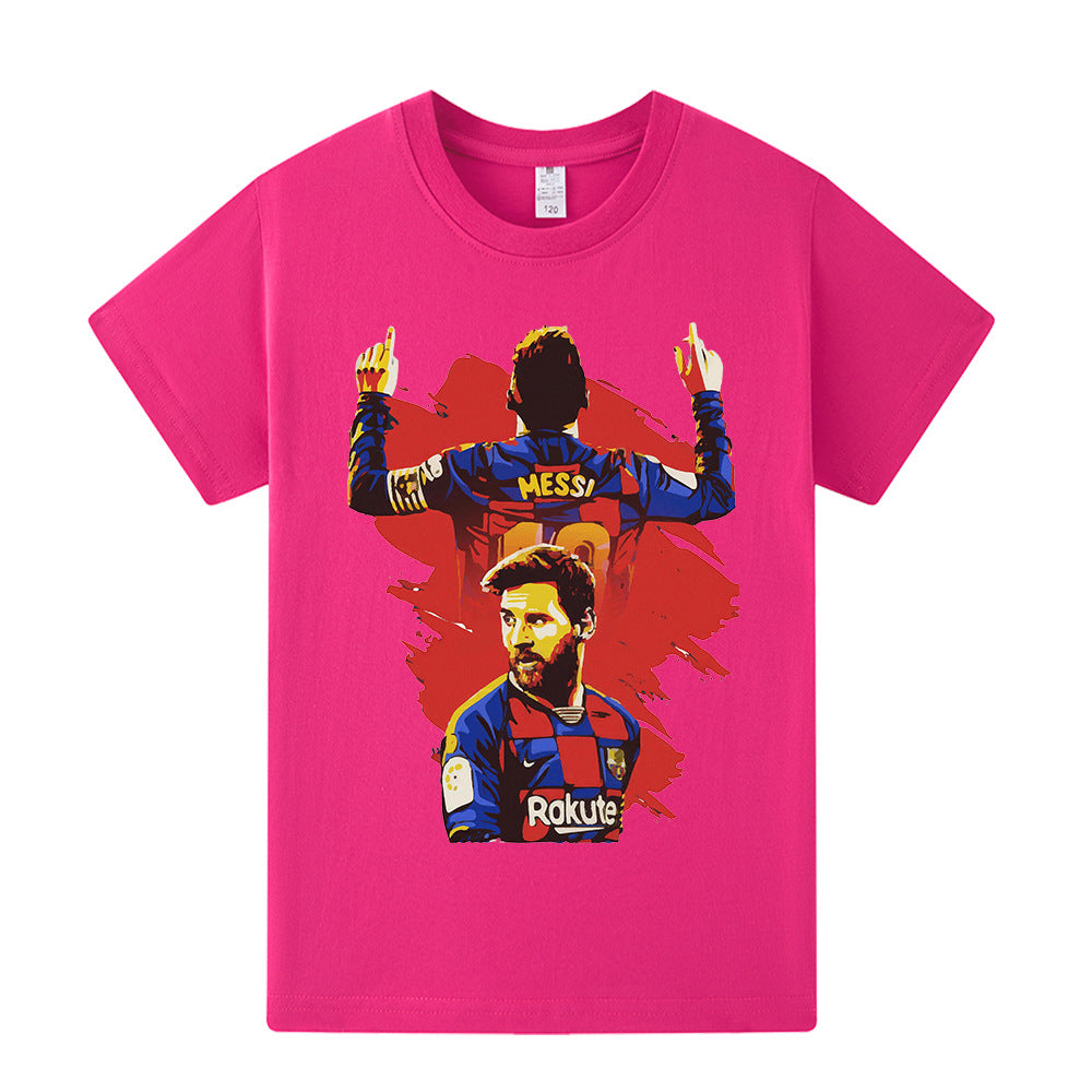 Lionel Messi Kids Football T-Shirt - Barcelona