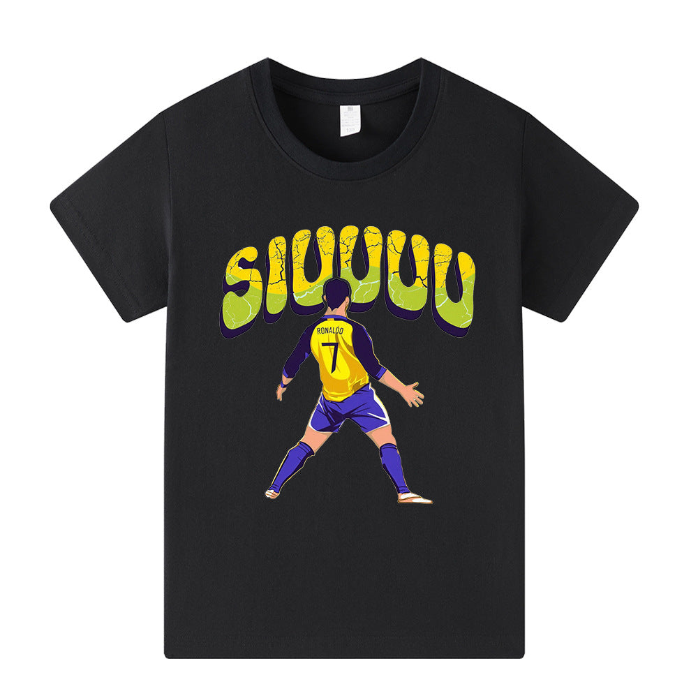 Cristiano Ronaldo Kids Football T-Shirt - Cool Design