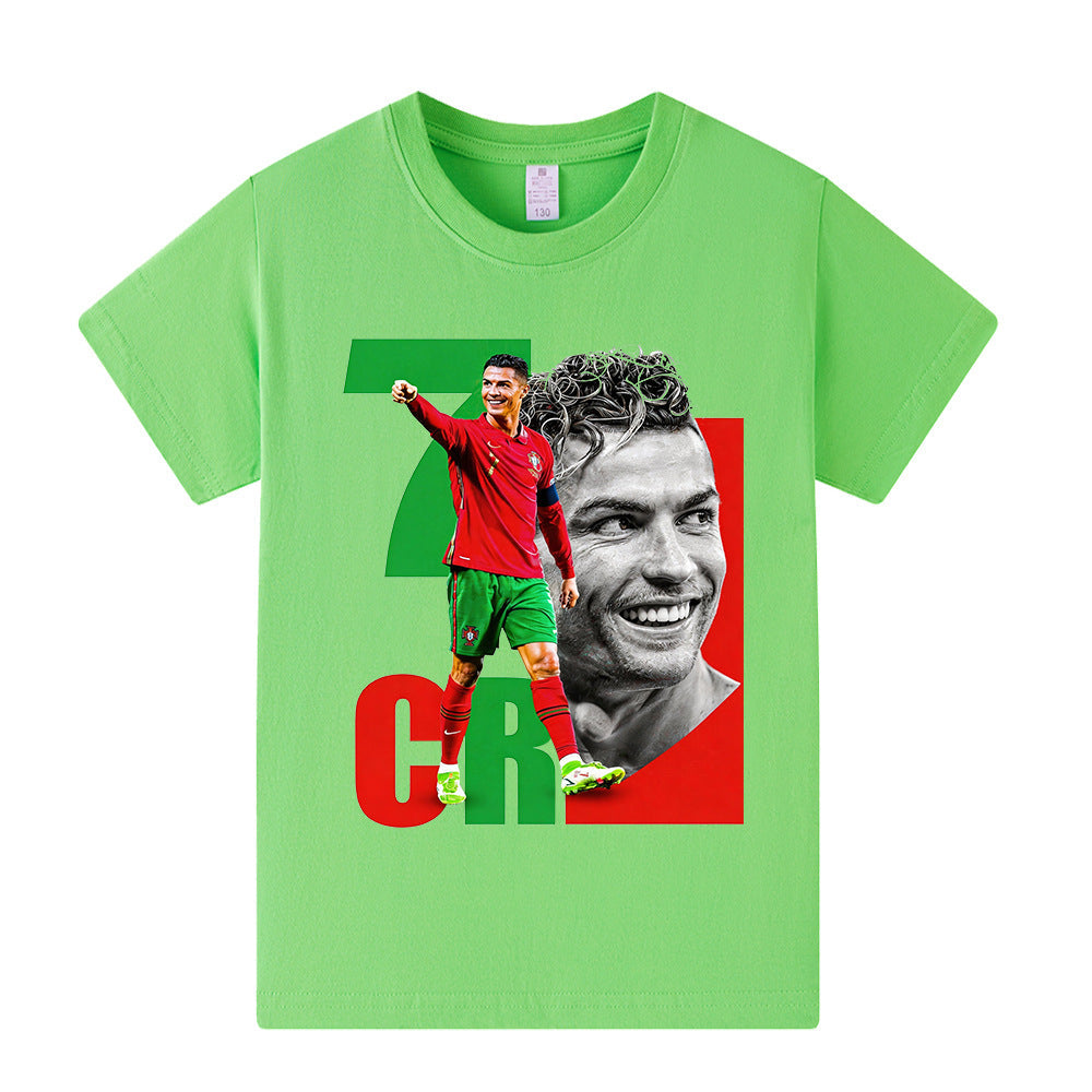 Cristiano Ronaldo Kids Football T-Shirt - Portugal - Sporty