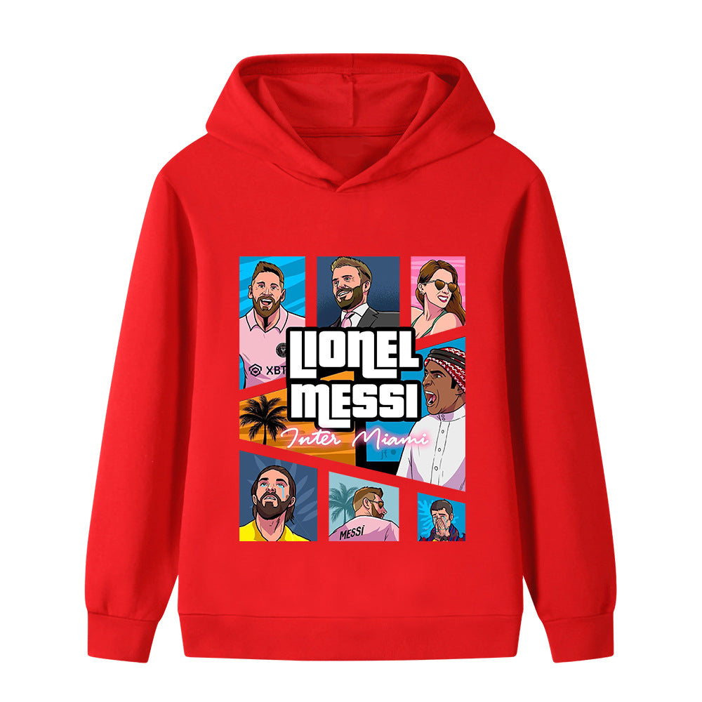 Messi Kids Football Hoodie - Sporty