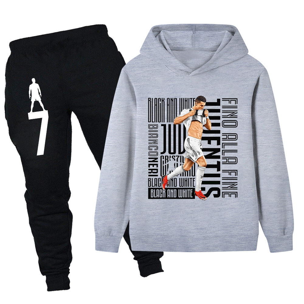 Cristiano Ronaldo Kids Football Tracksuit - Juventus