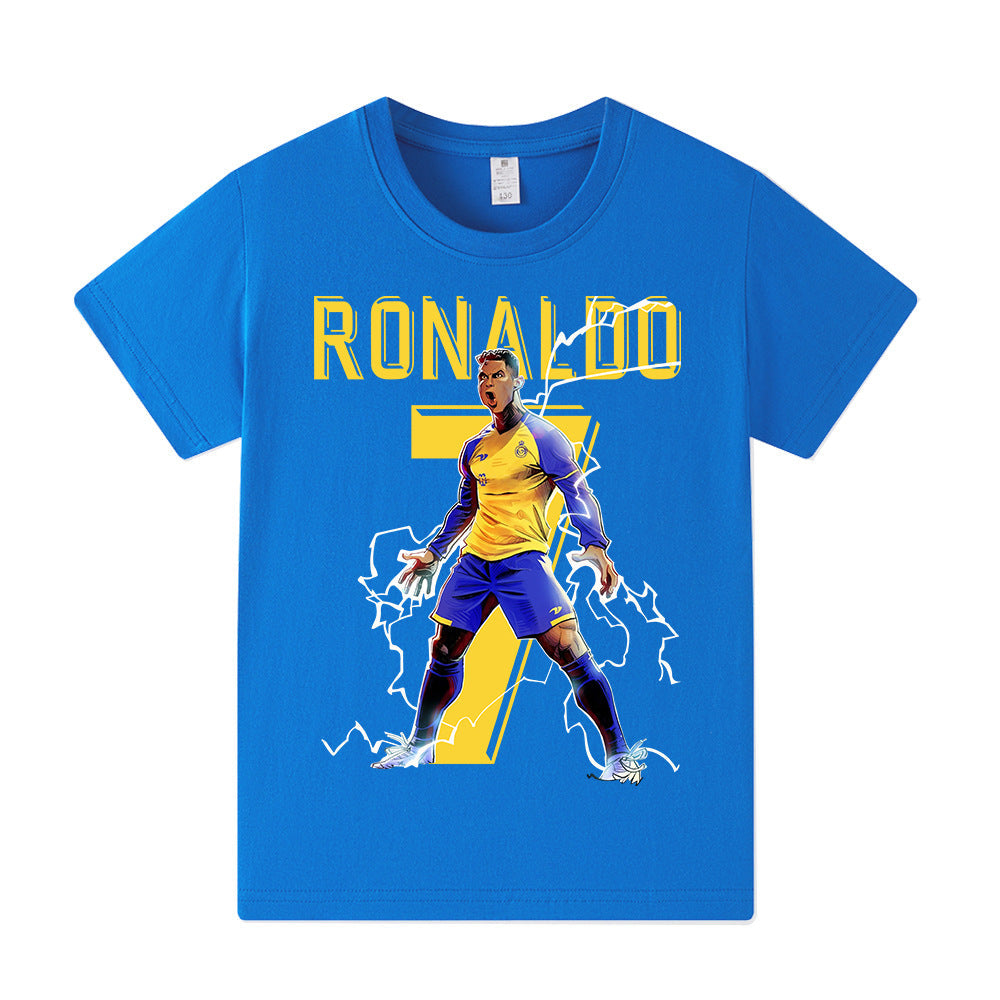Ronaldo Kids Football T-Shirt - Al Nassr
